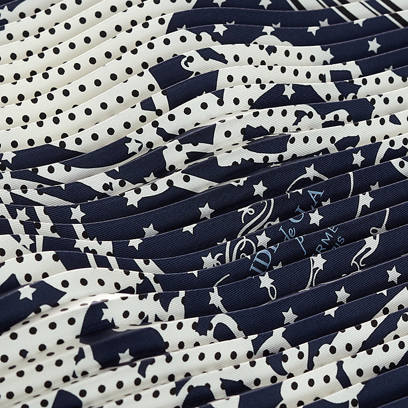 シルクバンダナ 《ブリッド・ドゥ・ガラ》 - ブルー | Hermès